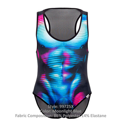 CandyMan 99725X Work-N-Out Bodysuit Farbe Mondlichtblau