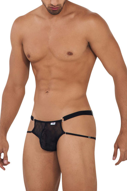 CandyMan 99730 Jockstrap aus Spitze, Farbe Schwarz