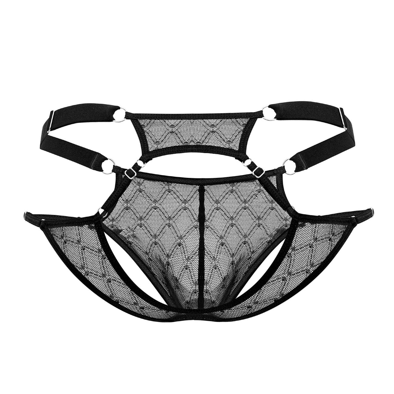 CandyMan 99730 Jockstrap aus Spitze, Farbe Schwarz