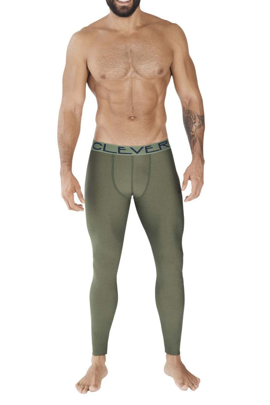 Clever 0372 Ideal Athletic Pants Color Green