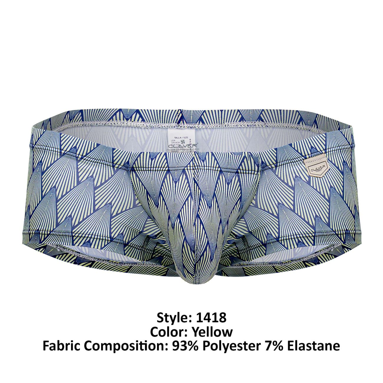 Clever 1418 Aqua Trunks Couleur Jaune