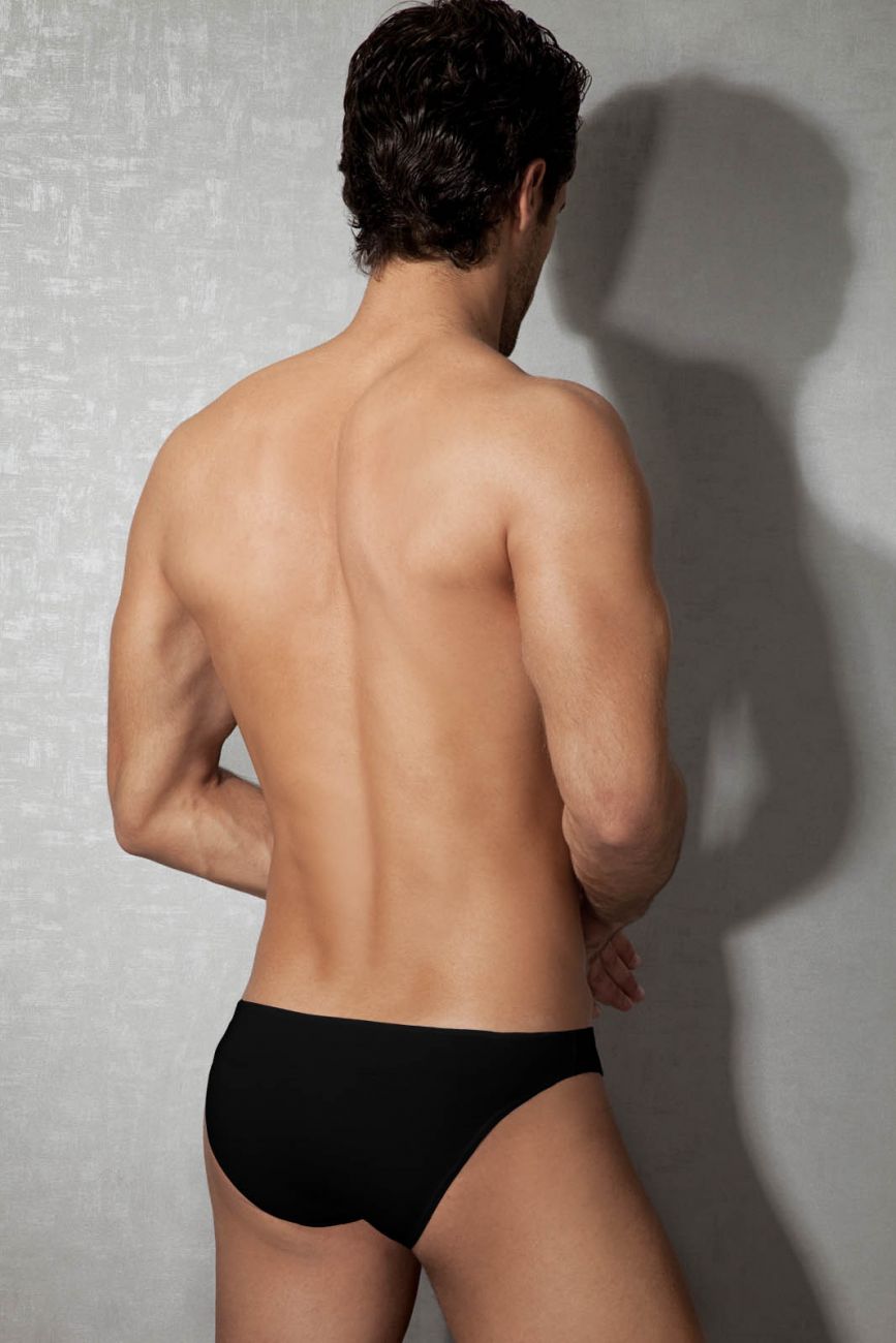 Black doreanse 1281-blk hang-loose bikini briefs with a smooth form-fitting design for comfortable wear
