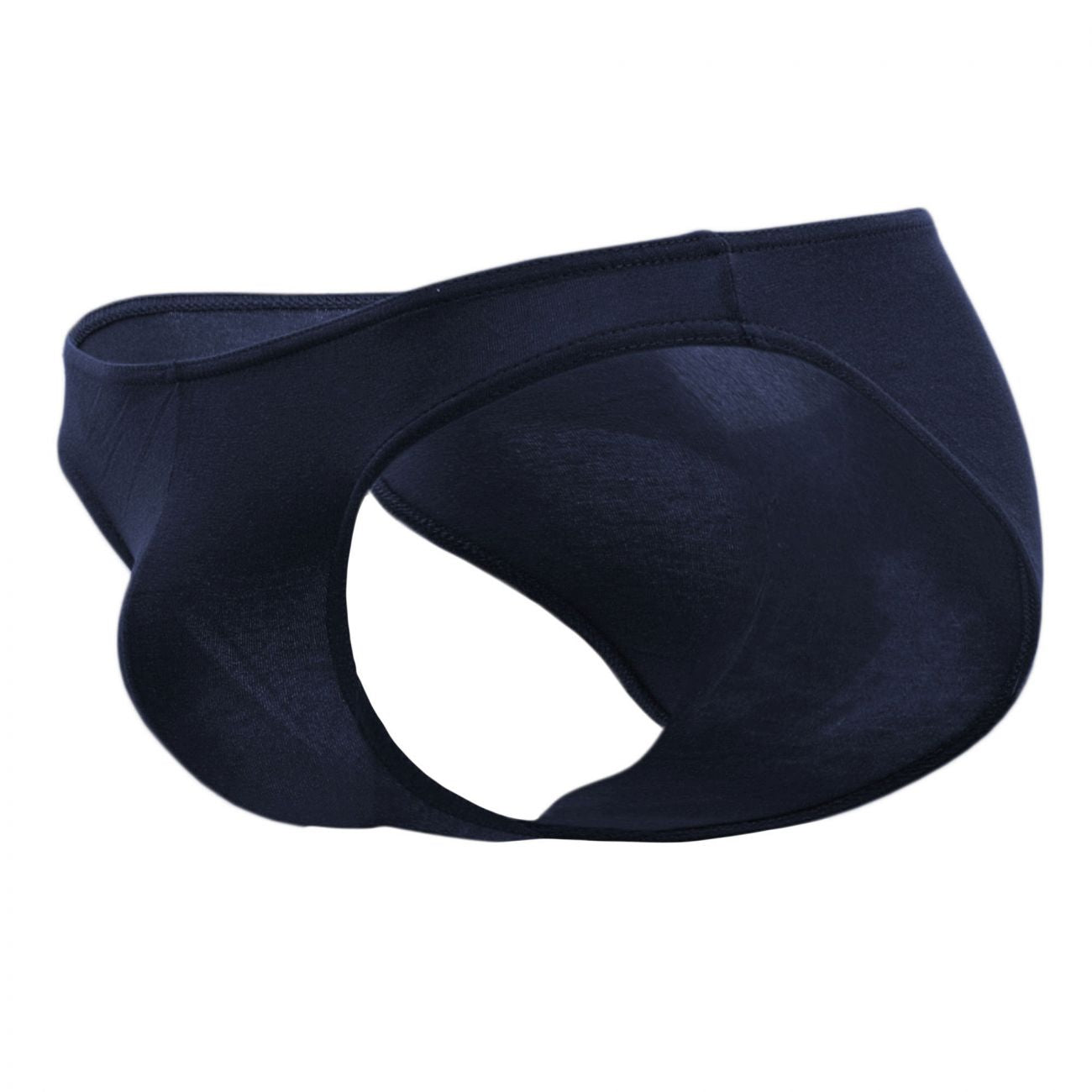 Navy blue doreanse 1281-nvy hang-loose bikini brief with smooth stretchy fabric and distinctive cut for men