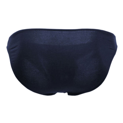 Navy blue Doreanse 1281-NVY hang-loose bikini brief made of stretch fabric with a smooth seamless design