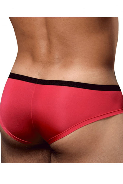 Doreanse 1377-fuc boost cheeky brief in fuchsia with a black waistband made from comfortable fabric for daily wear