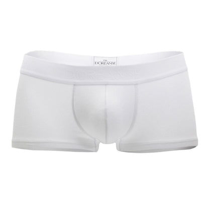 White men’s low-rise briefs by Doreanse with smooth fabric and classic design in white color