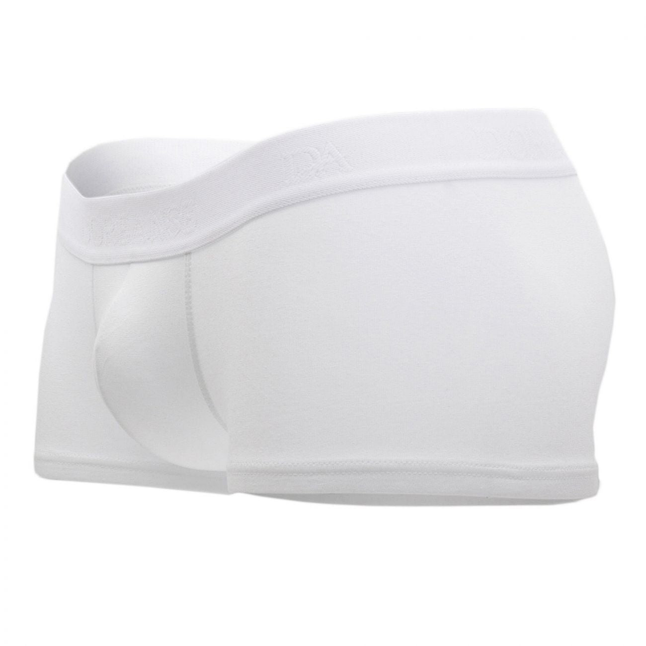 White doreanse 1760 low rise trunk briefs with smooth seamless design and elastic waistband