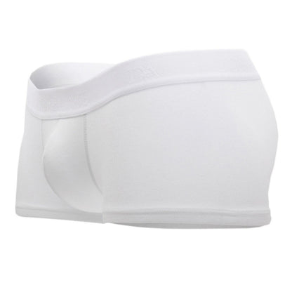 White doreanse 1760 low rise trunk briefs with smooth seamless design and elastic waistband