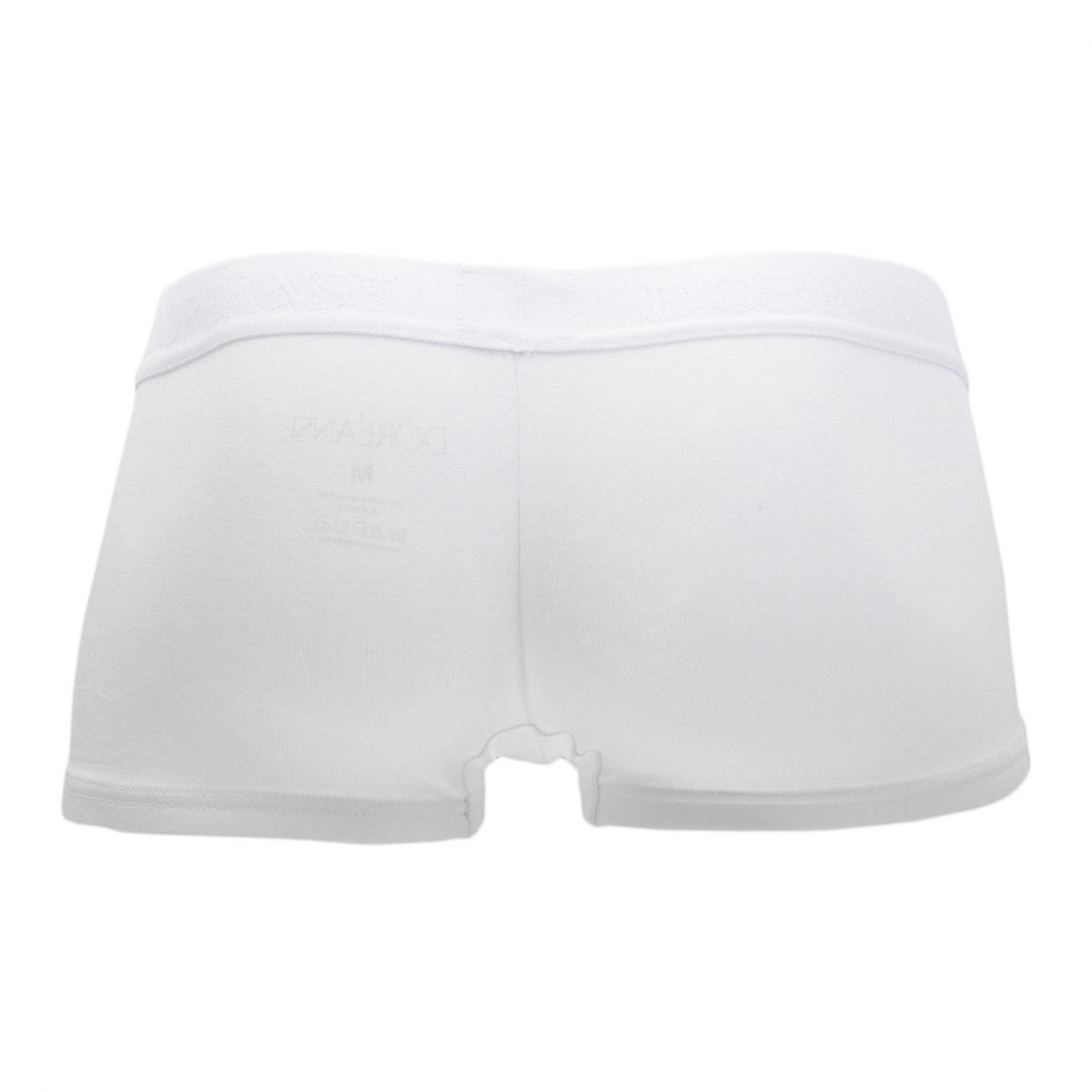 Doreanse 1760-wht white low-rise cotton briefs with smooth seamless design and elastic waistband