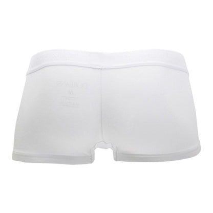 Doreanse 1760-wht white low-rise cotton briefs with smooth seamless design and elastic waistband
