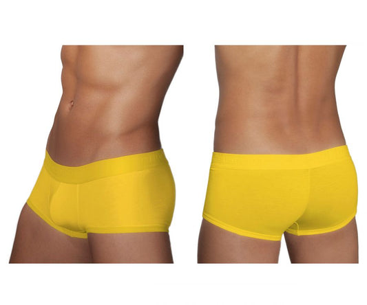 Doreanse 1760-YLW yellow low-rise men’s briefs with smooth, form-fitting fabric for comfortable support