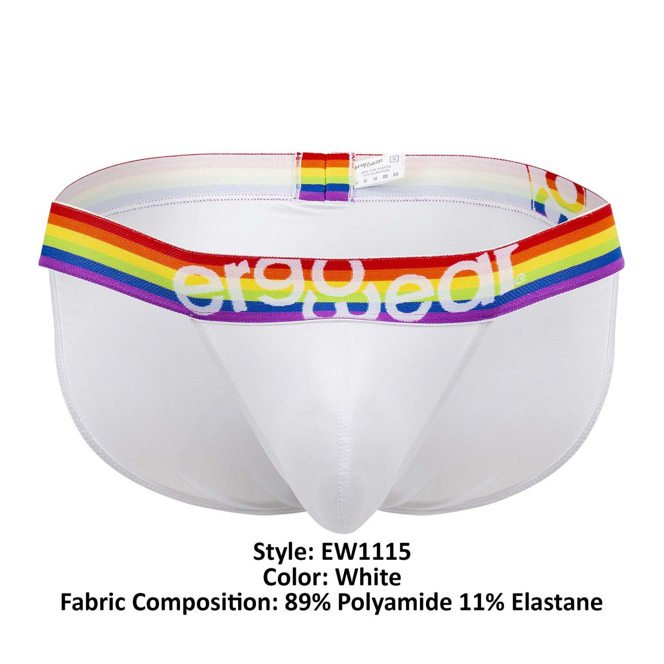 Maillot de bain ErgoWear EW1115 MAX XV PRIDE Couleur Blanc