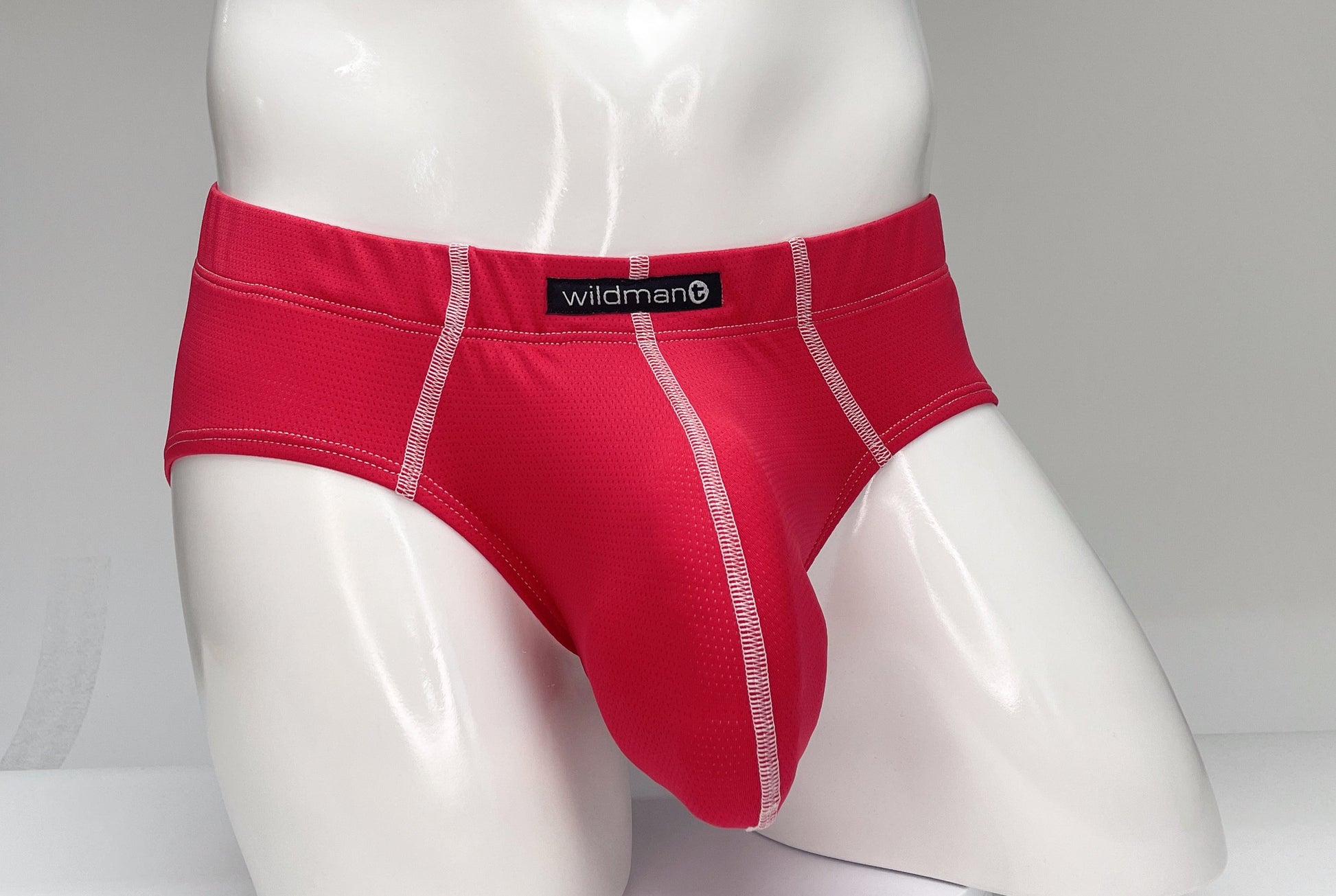 WildmanT Mesh Brief Red - SeductiveUtopia.net