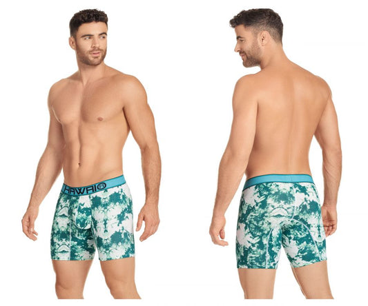 Boxer HAWAI 41953 Couleur Crème Menthe