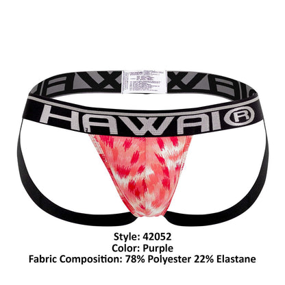 Jockstrap athlétique HAWAI 42052 Spots Couleur Rouge