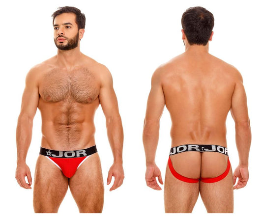 JOR 1719 Match Jockstrap Farbe Rot