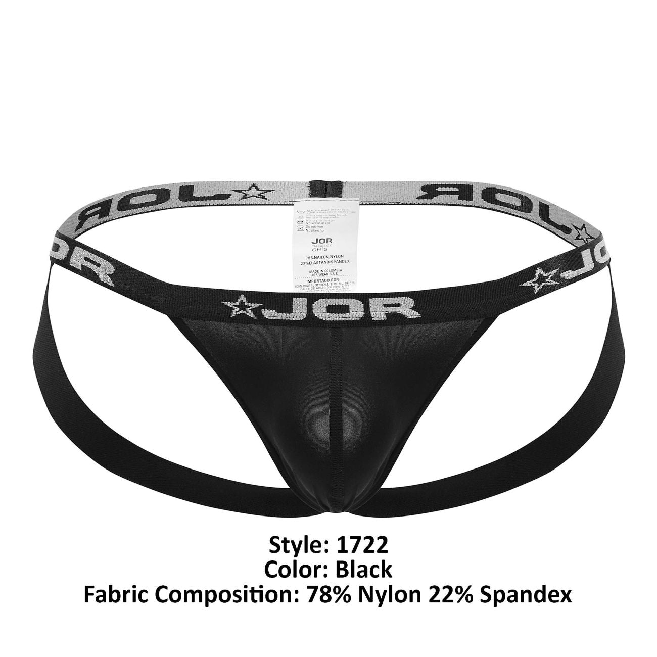JOR 1722 Romeo Jockstrap Farbe Schwarz
