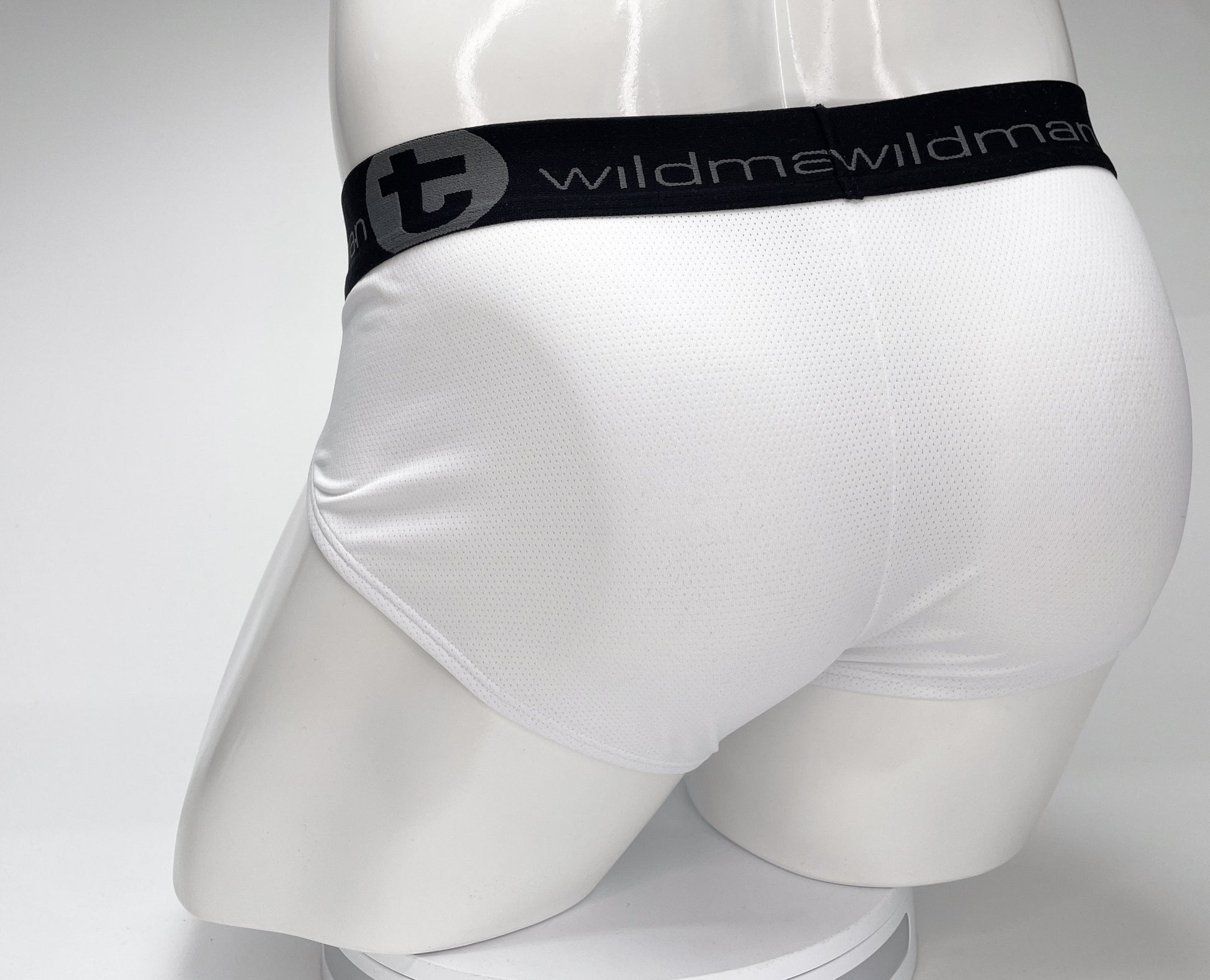 WildmanT Mesh Monster Cock Brief White - SeductiveUtopia.net