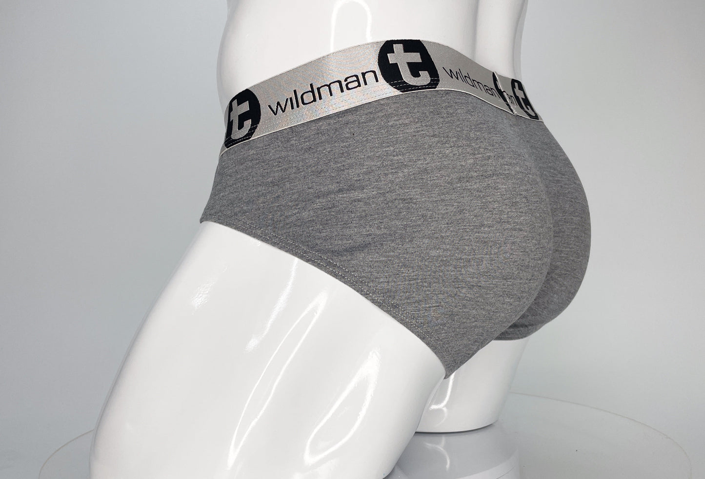 WildmanT Modal Monster Cock Brief Gray - SeductiveUtopia.net