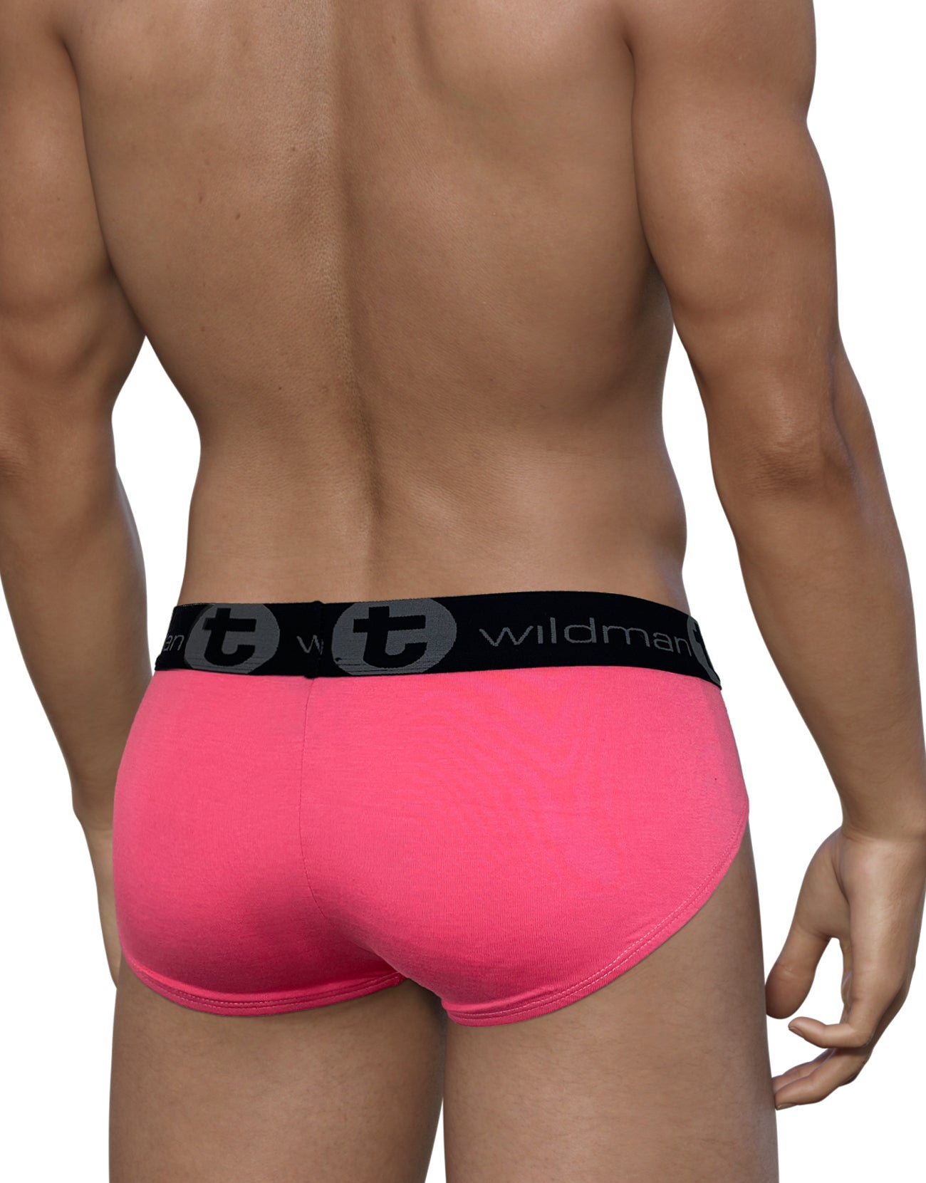 WildmanT Modal Big Boy Pouch Brief Pink - SeductiveUtopia.net