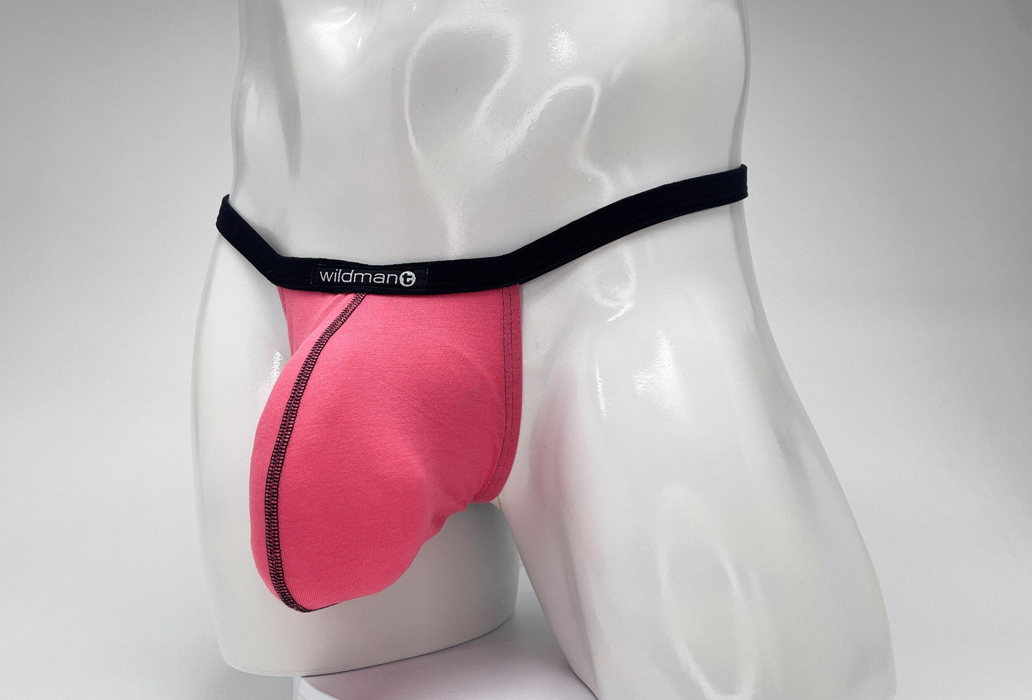 WildmanT Modal Micro Thong Big Boy Pouch Pink - SeductiveUtopia.net