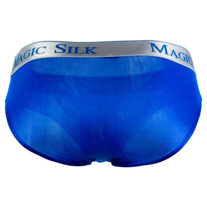 Magic Silk 6386 Seidenstrick-Bikini mit niedriger Taille, Farbe Kobalt