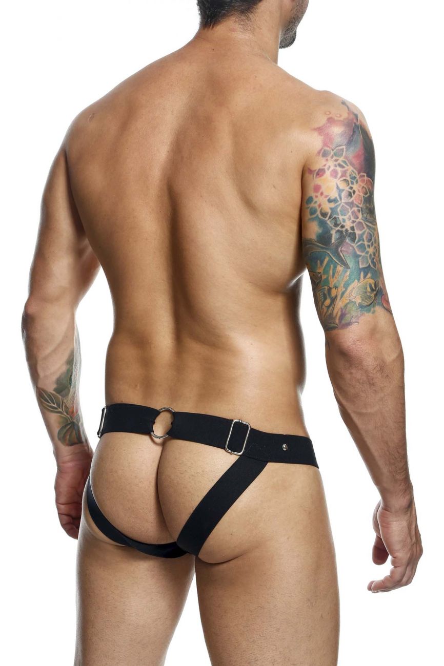 MaleBasics DMBL04 DNGEON Peakaboo Jockstrap Farbe Schwarz