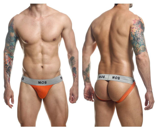 MaleBasics MBL107 MOB Classic Fetish Jock 3 Zoll Jockstrap Farbe Orange