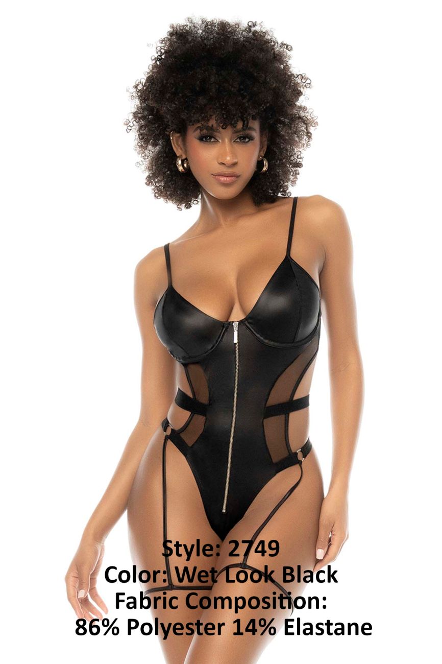 Body Mapale 2749 Elin Couleur Wet Look Noir