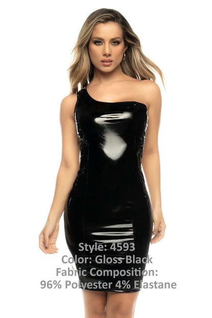 Mapale 4593 Gone Rogue Kleid Farbe Glanz Schwarz