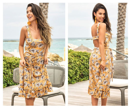 Mapale 4643 Kleid Farbe Sonnengelb