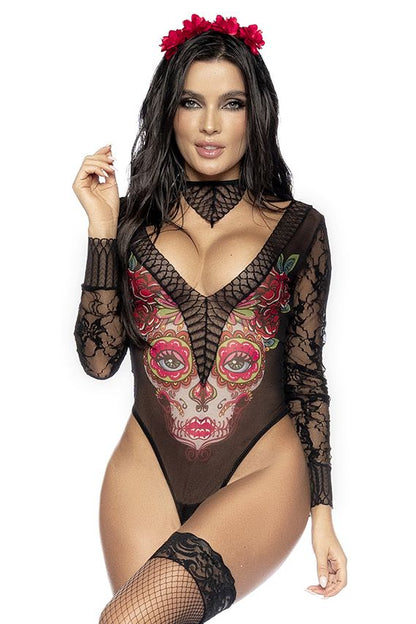 Mapale 60008 Kostüm Sexy Catrina Farbe Nur Farbe