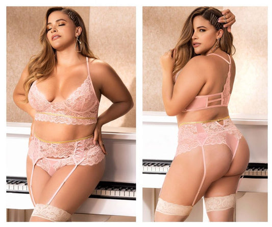 Ensemble de trois pièces Mapale 8625X Couleur Rose