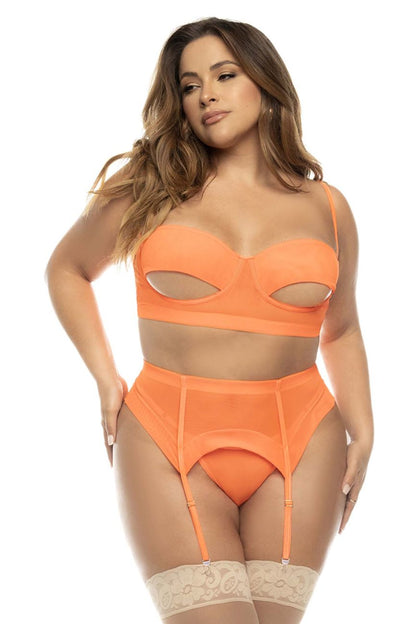 Ensemble trois pièces Mapale 8828X Sasha Plus couleur orange vif