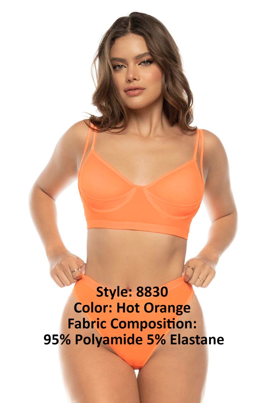 Ensemble deux pièces Mapale 8830 Margo couleur orange vif