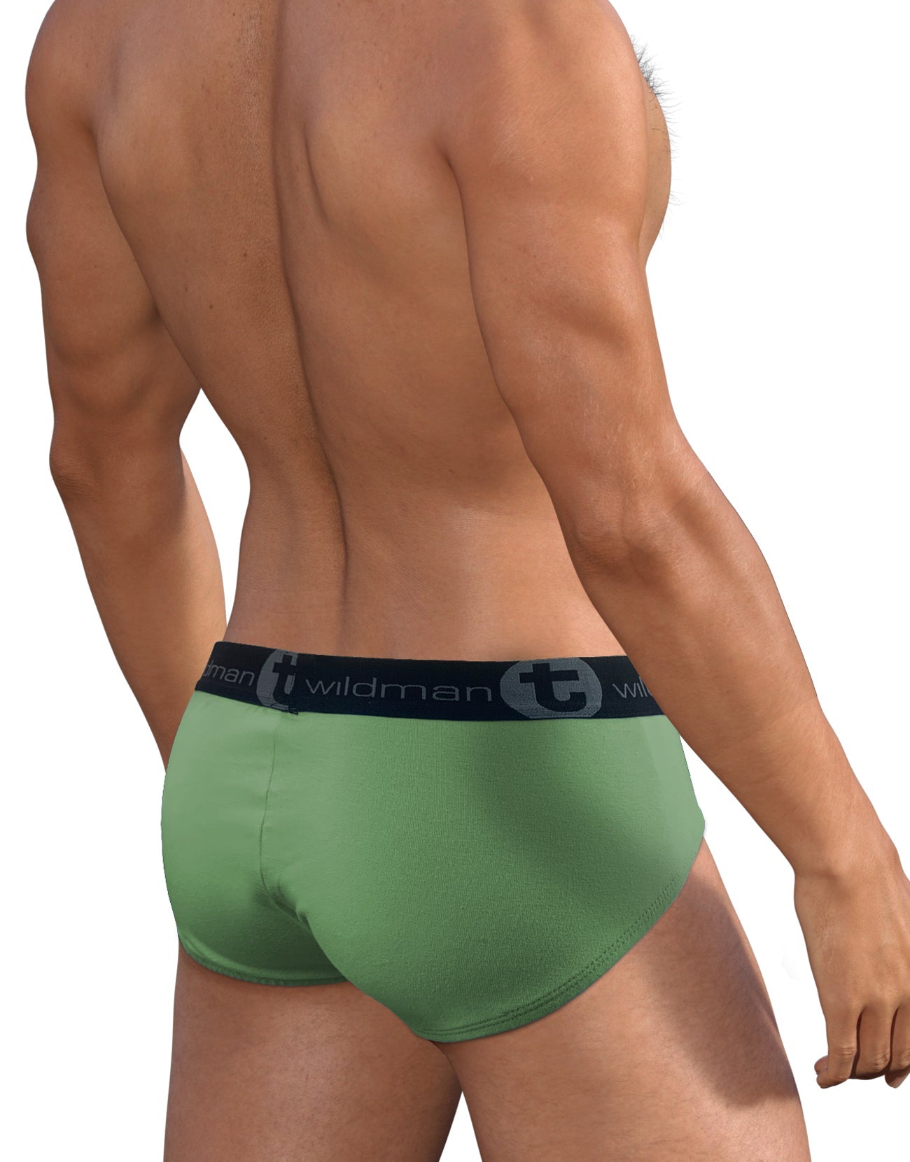 Big Boy Pouch Brief Green - SeductiveUtopia.net