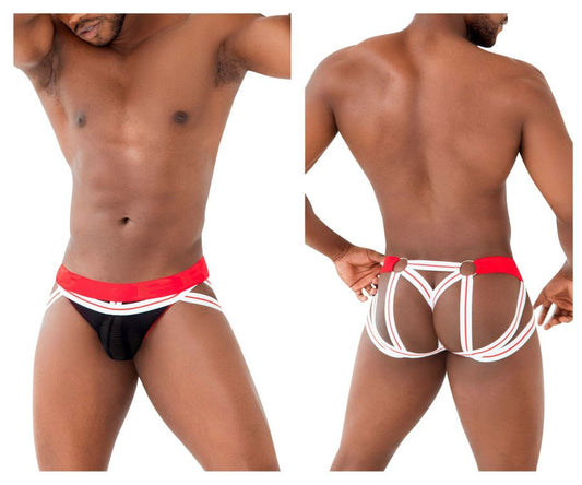 Jockstrap en maille PPU 2305 couleur rouge