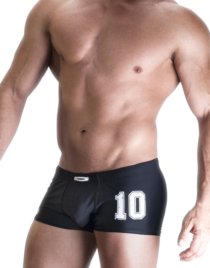 WildmanT "10" SQUARE CUT SWIM BLACK - SeductiveUtopia.net