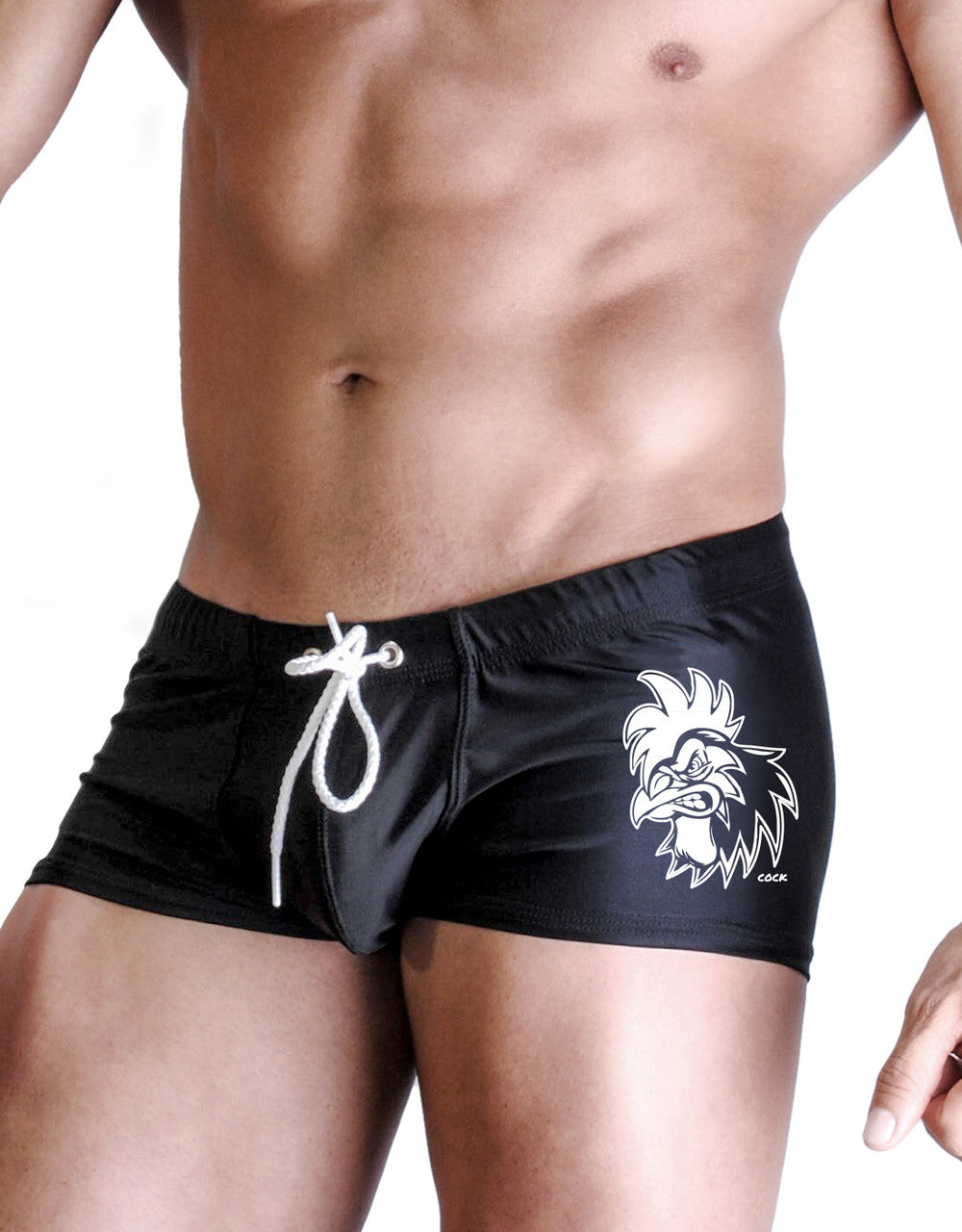 WildmanT COCK SQUARE CUT SWIM BLACK - SeductiveUtopia.net