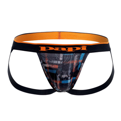 Jockstrap Papi UMPA006 2PK Couleur Noir-Orange