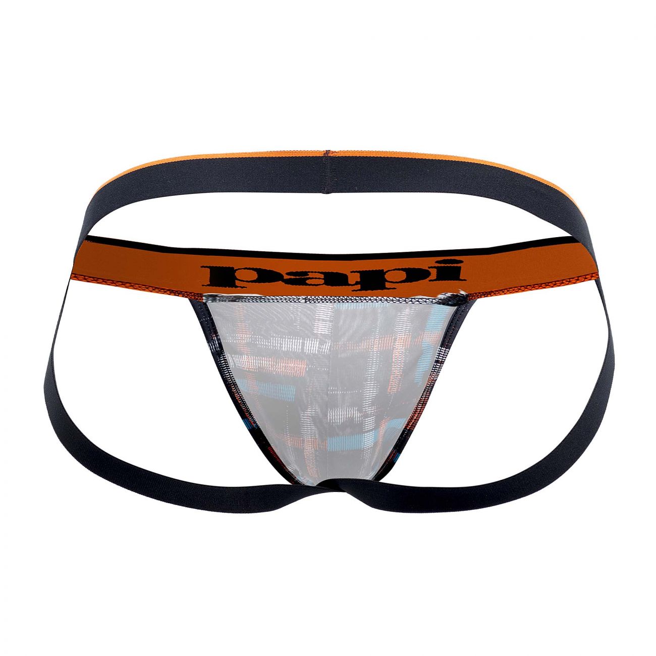 Jockstrap Papi UMPA006 2PK Couleur Noir-Orange