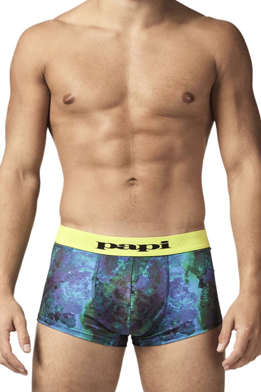 Papi UMPA050 Fashion Microflex Brazilian Trunks Farbe Ocean Multi Print