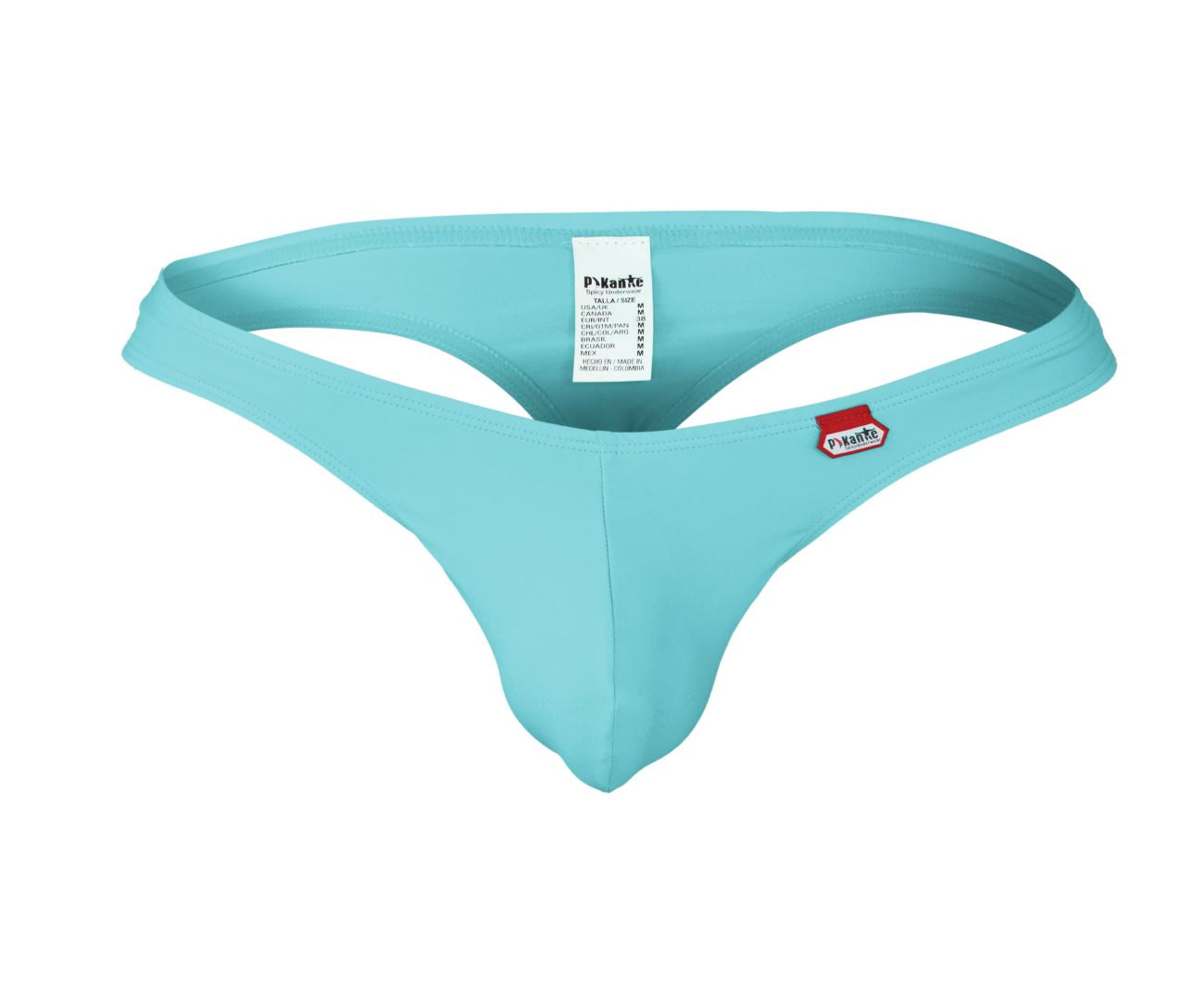 Light blue pikante PIK 0978X angola thong made of smooth stretchy fabric with minimalist design and subtle branding