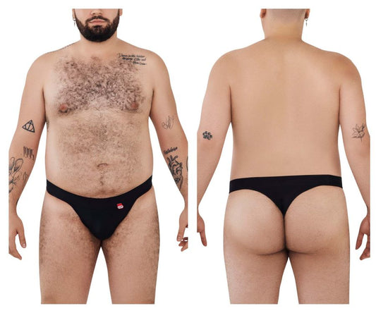 Black Pikante PIK 1024X Terni briefs with a small red logo on the left hipband for comfortable daily wear