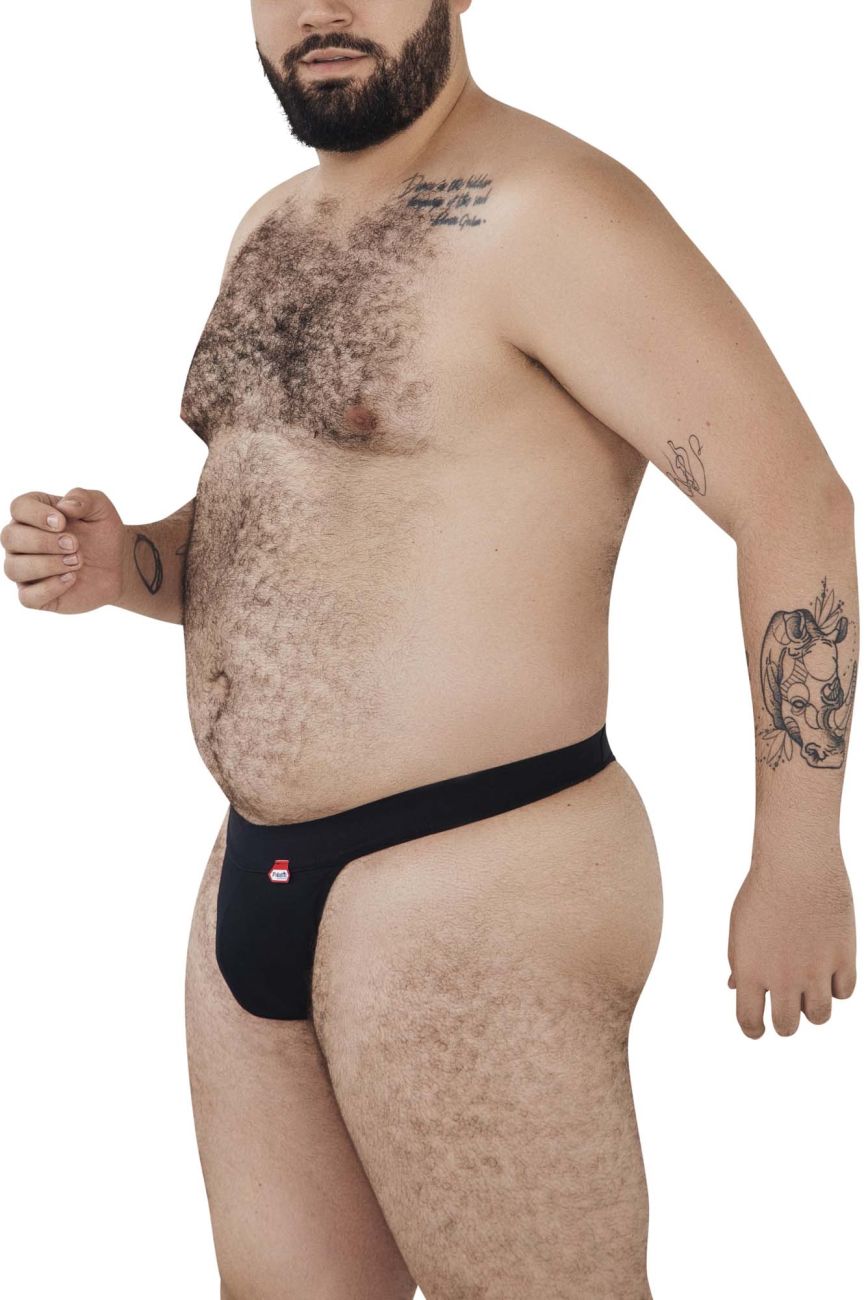 Black pikante pik 1024x terni briefs with small red and white logo on left hip for comfortable everyday wear