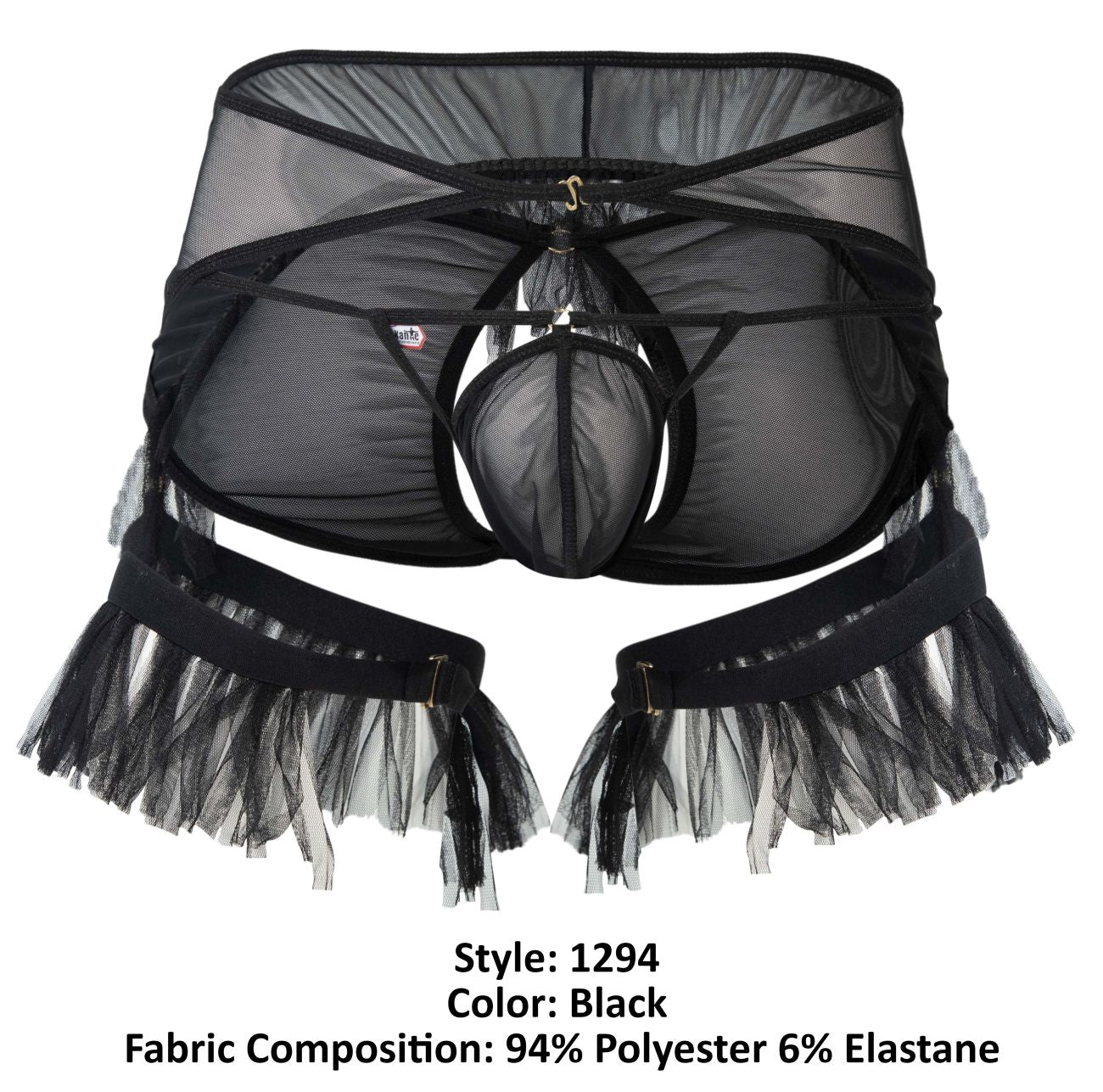 Pikante PIK 1294 Greenman Jockstrap Farbe Schwarz