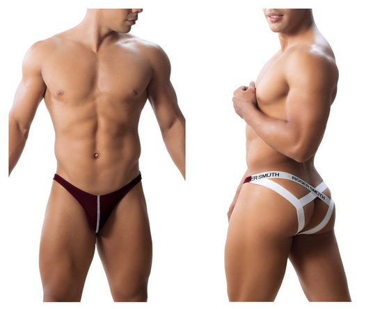 Roger Smuth RS018-1 Jockstrap Couleur Bordeaux