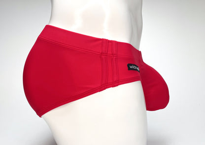 WildmanT Big Boy Pouch Swim Brief Red - SeductiveUtopia.net