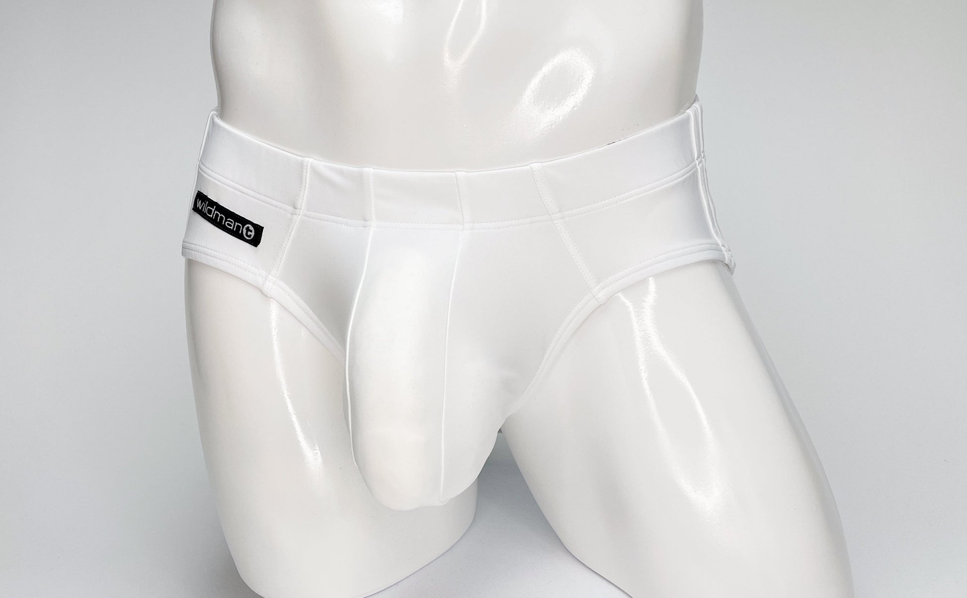 WildmanT Big Boy Pouch Swim Brief White - SeductiveUtopia.net