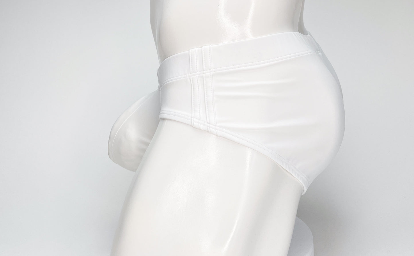 WildmanT Big Boy Pouch Swim Brief White - SeductiveUtopia.net